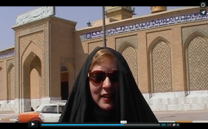 Christine Darg on a mission in Iraq, part of Biblical Assyria