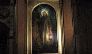 Hunt's original painting of Christ the Light of the World is in Keble Chapel Oxford
