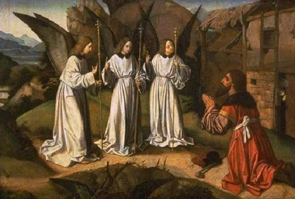 Three Angels Visiting Abraham Byzantine