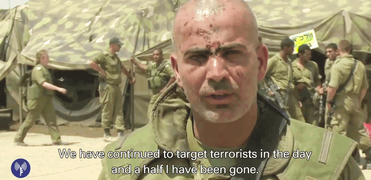 YouTube Screenshot of Wounded Warrior, Golani Commander Col. Rasan Alian, Head Straight Back to the Battlefield