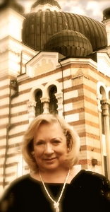 Christine Darg at Sofia Synagogue, Largest Sephardic Synagogue in Europe