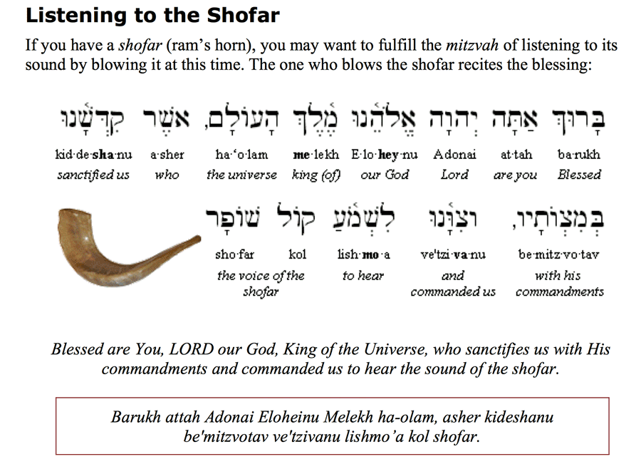 Screenshot from a free Rosh HaShanah seder by © John J. Parsons available at www.hebrew4christians.com