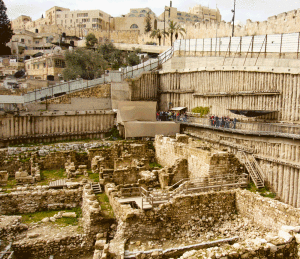 © The Jerusalem Channel photo by Christine Darg of new archeological dig in the City of David, formerly a parking lot