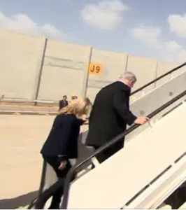 Heavy responsibility on shoulders of Netanyahus as they board airplane for Washington speech