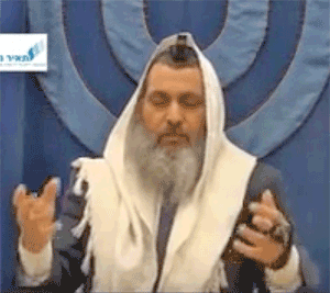 Screenshot of Rabbi Ben Artzi from a video in which he calls for Jewish people in the Diaspora to return to the Land of Israel